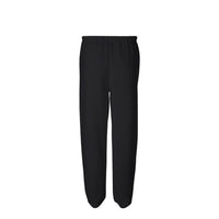 The Block Fleece BCC blackletter left leg back view