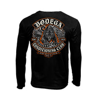 The Charter Sleeve BCC panther badge back print black