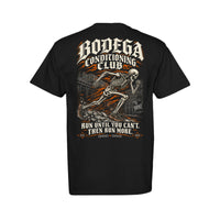 The Runner Tee skeleton runner back print black