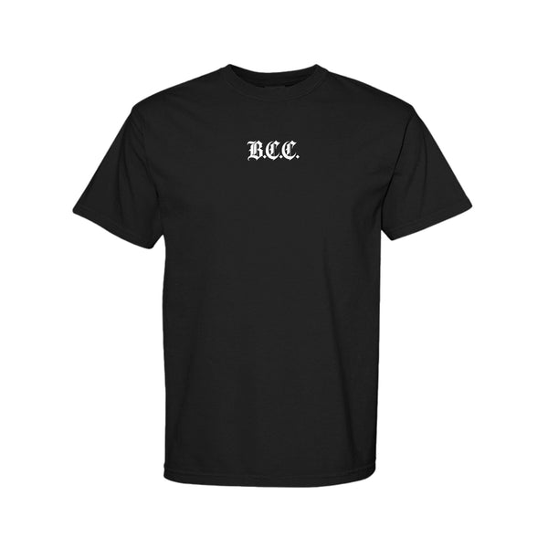 The Runner Tee BCC short sleeve black front