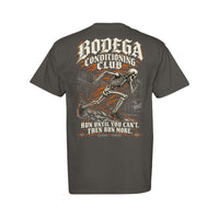 The Runner Tee skeleton runner back print pepper